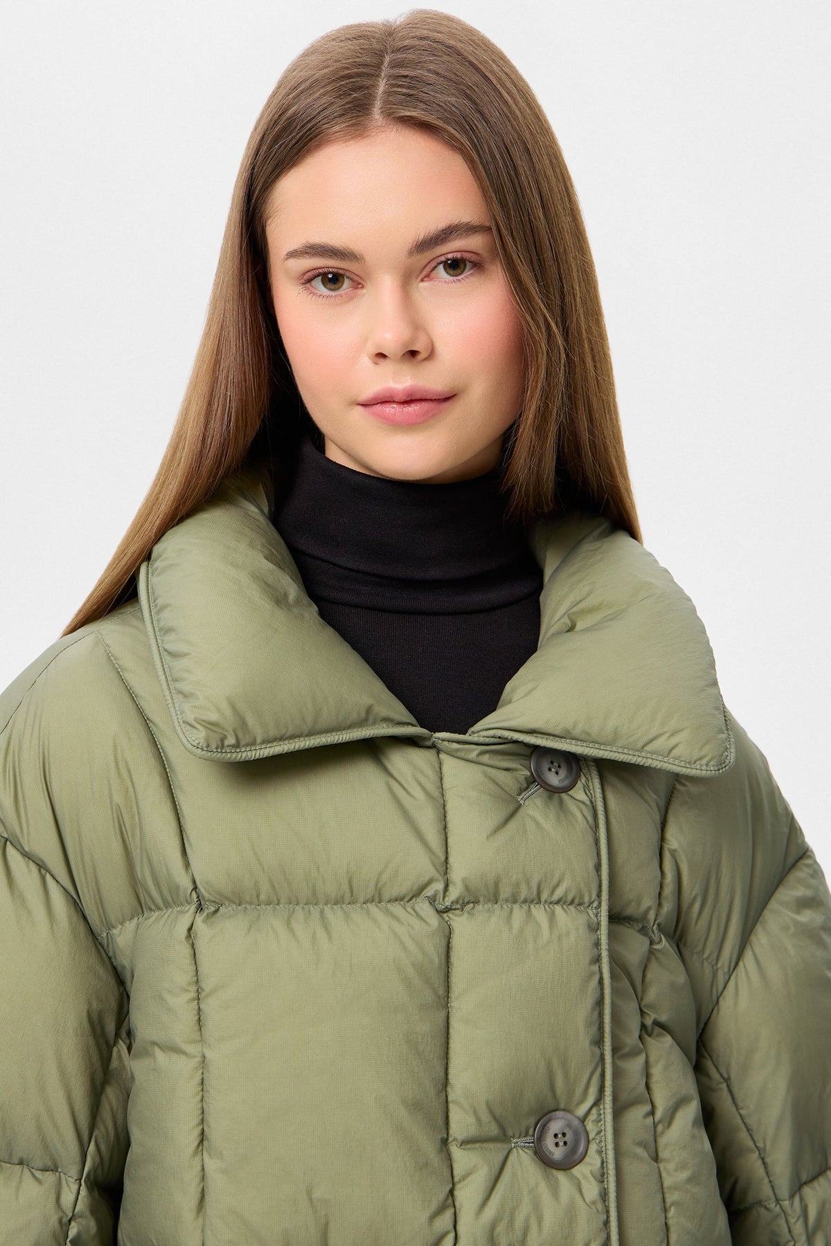 COZY CLOUD JACKET MICRO OLIVE GREEN - IENKI IENKI