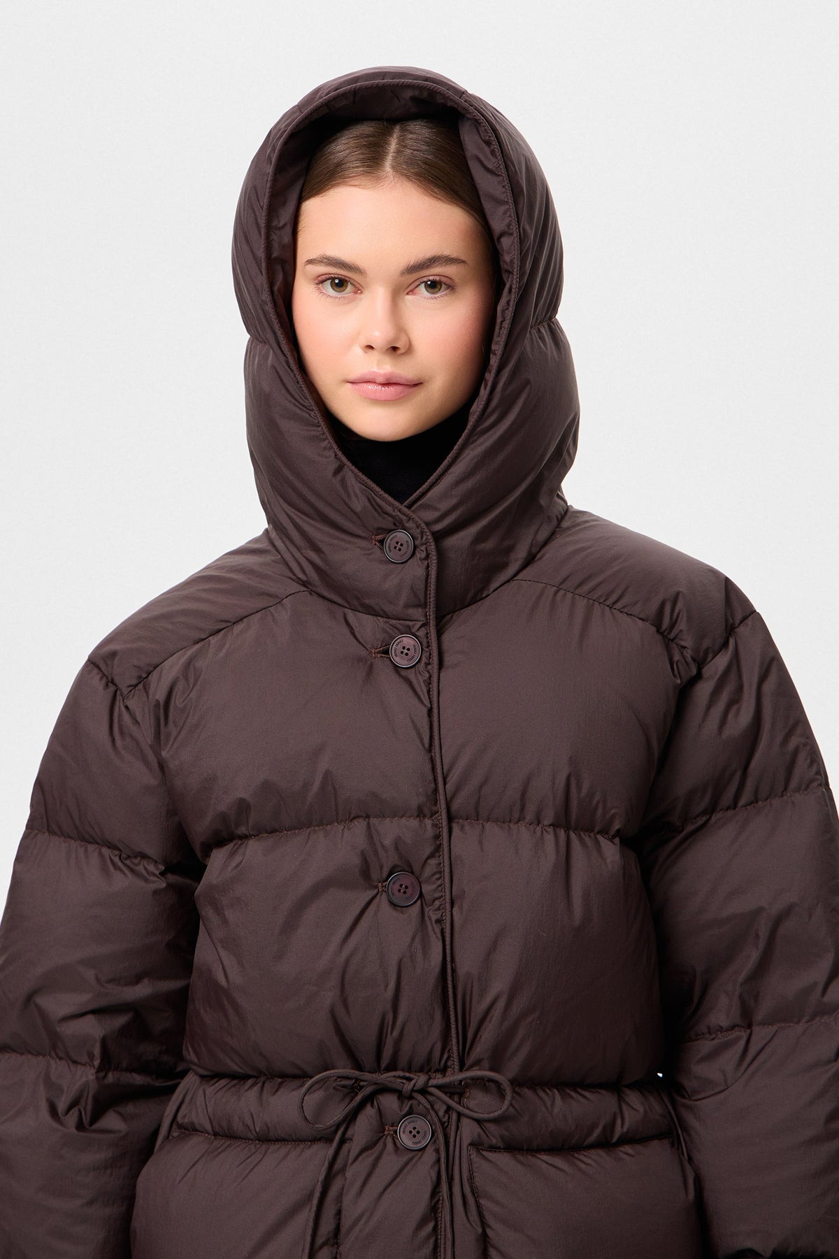 COZY MICHLIN JACKET MICRO BROWN - IENKI IENKI