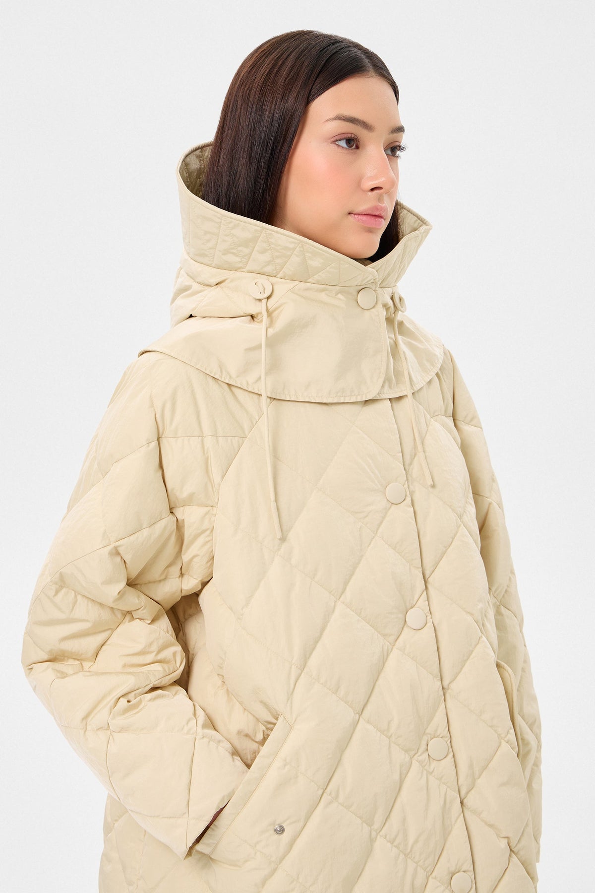CYCLONE COAT ENNIO BEIGE - IENKI IENKI