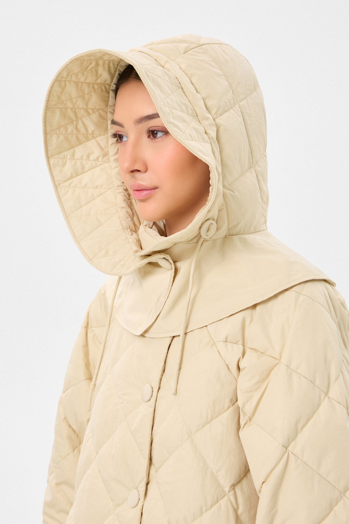 CYCLONE COAT ENNIO BEIGE - IENKI IENKI
