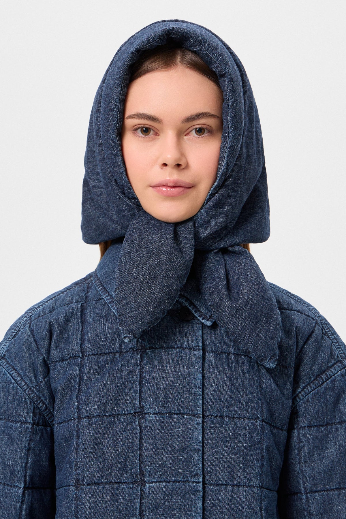 DENIM HUSTKA HOOD BLUE - IENKI IENKI