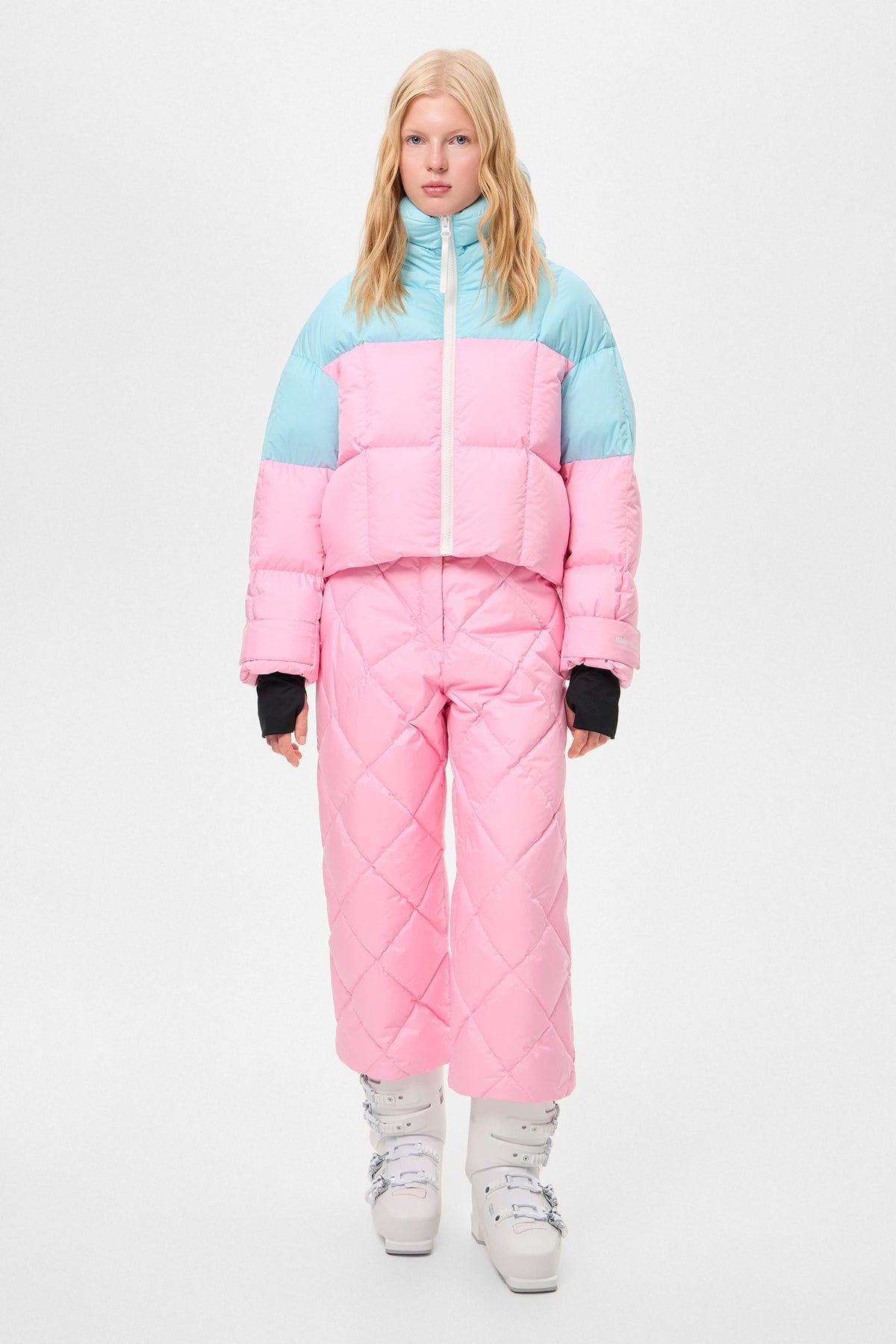 DOUBLE APRES SKI WENDY JACKET TEC AQUA+ PINK - IENKI IENKI