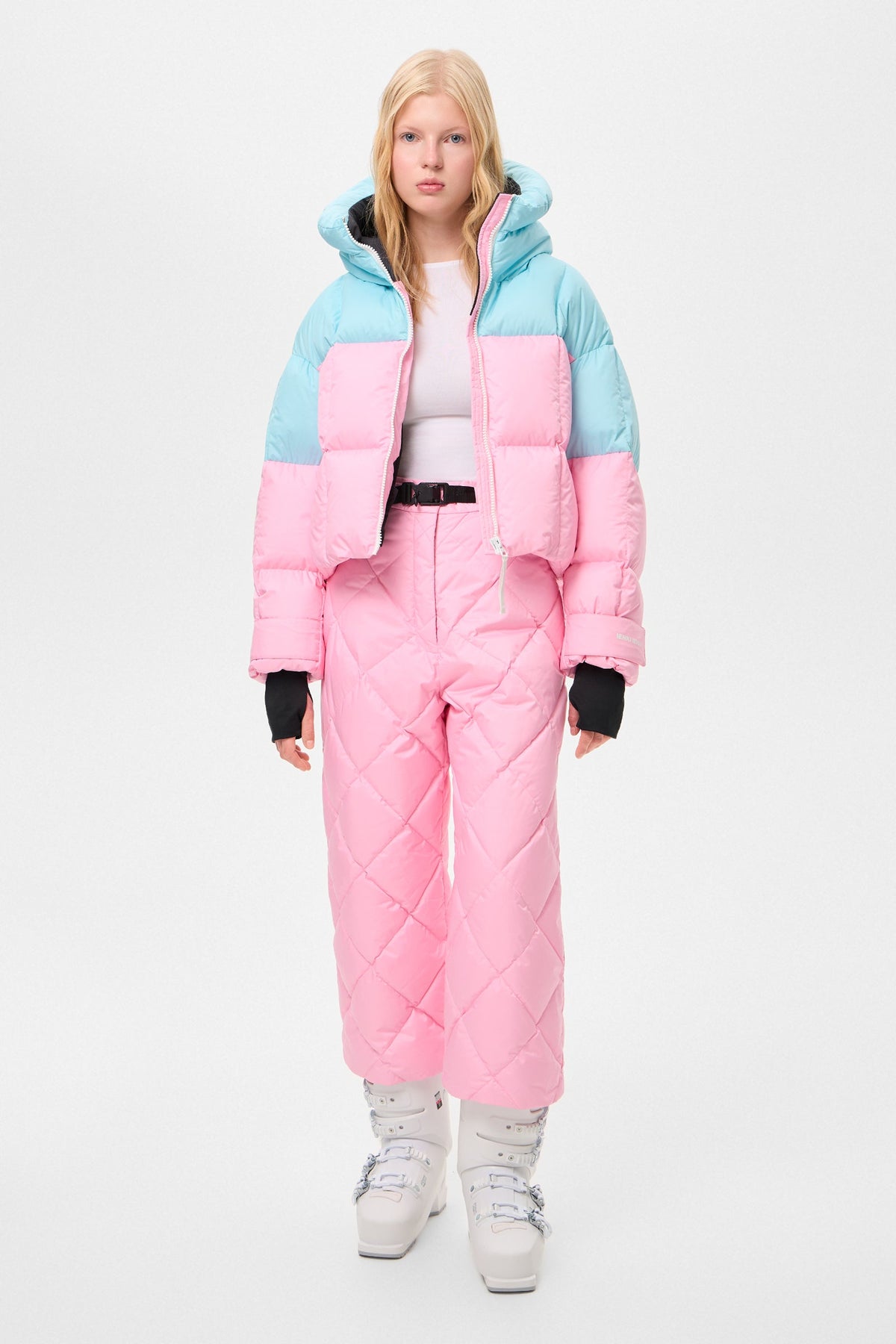 DOUBLE APRES SKI WENDY JACKET TEC AQUA+ PINK - IENKI IENKI