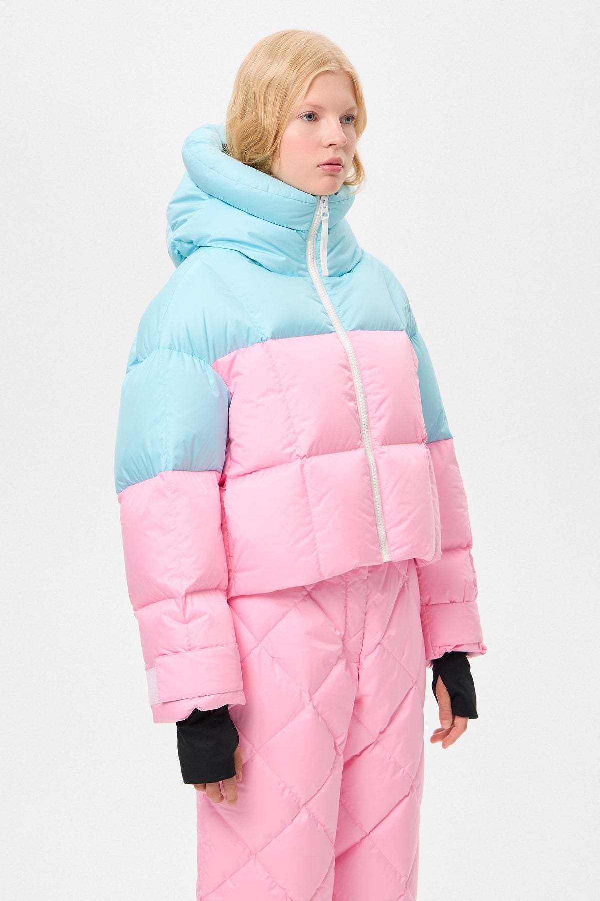 DOUBLE APRES SKI WENDY JACKET TEC AQUA+ PINK - IENKI IENKI