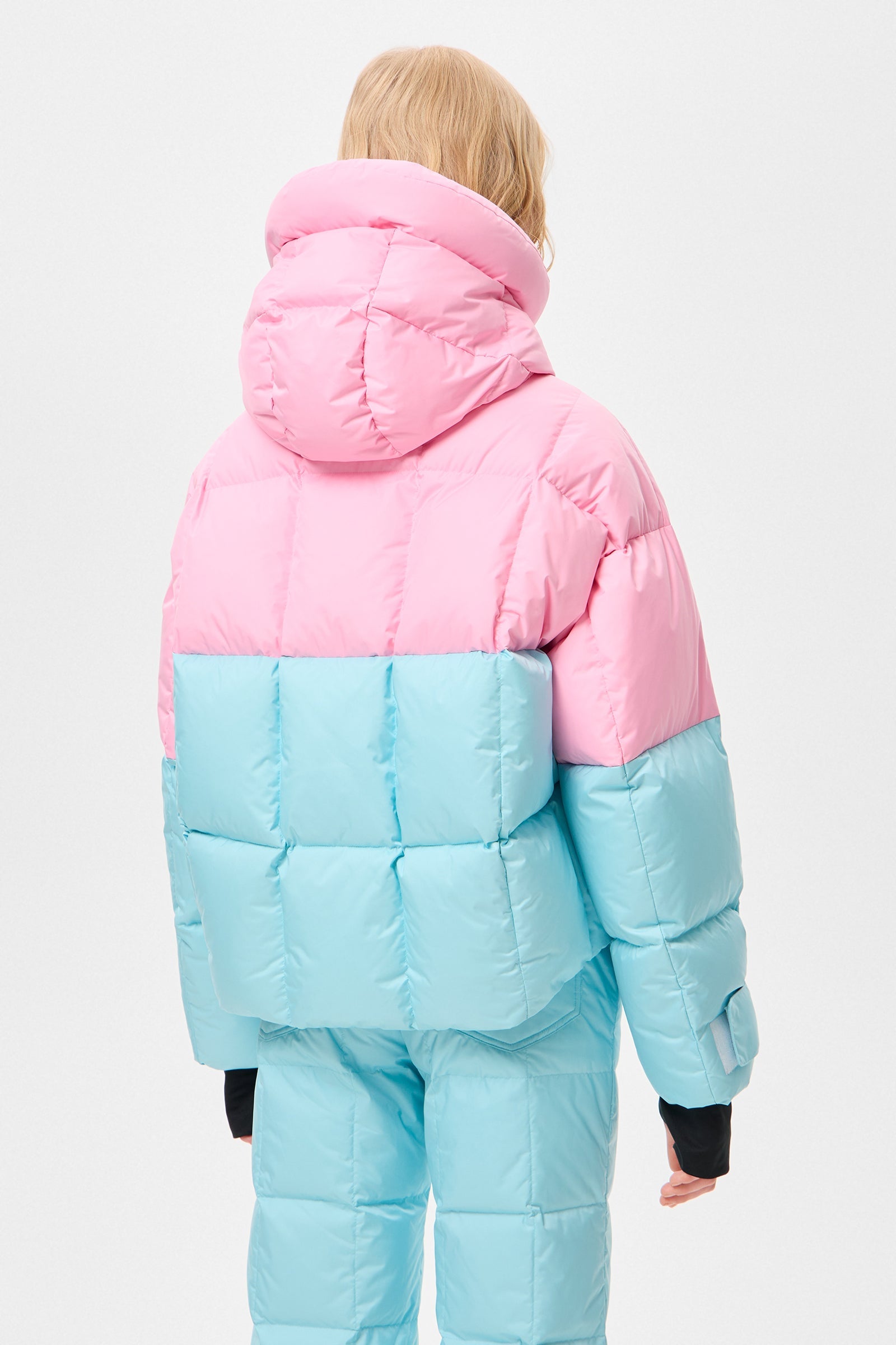DOUBLE APRES SKI WENDY JACKET TEC PINK + AQUA - IENKI IENKI