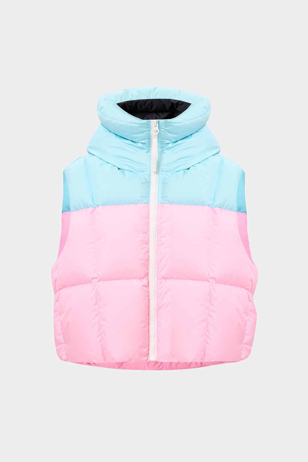 DOUBLE APRES SKI WENDY VEST TEC AQUA + PINK - IENKI IENKI