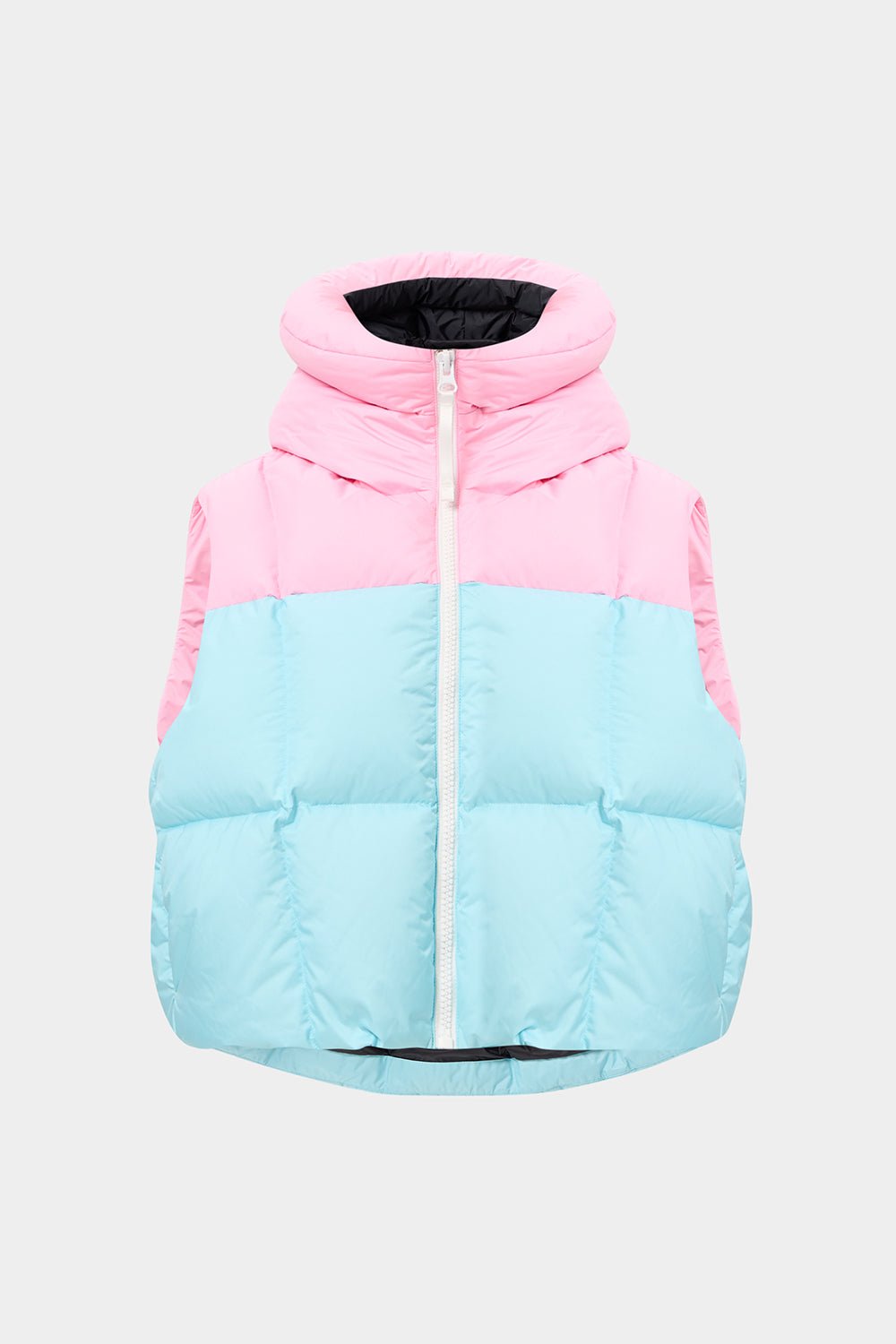 DOUBLE APRES SKI WENDY VEST TEC PINK + AQUA - IENKI IENKI