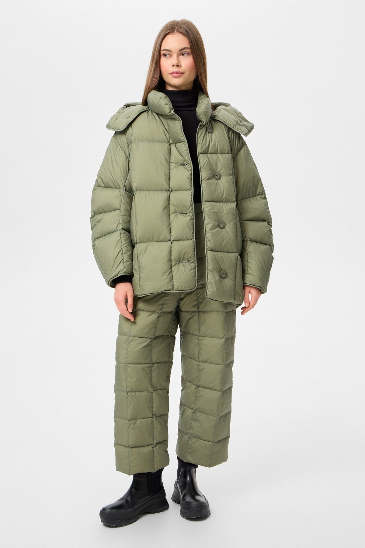 DUNNO PANTS MICRO OLIVE GREEN - IENKI IENKI
