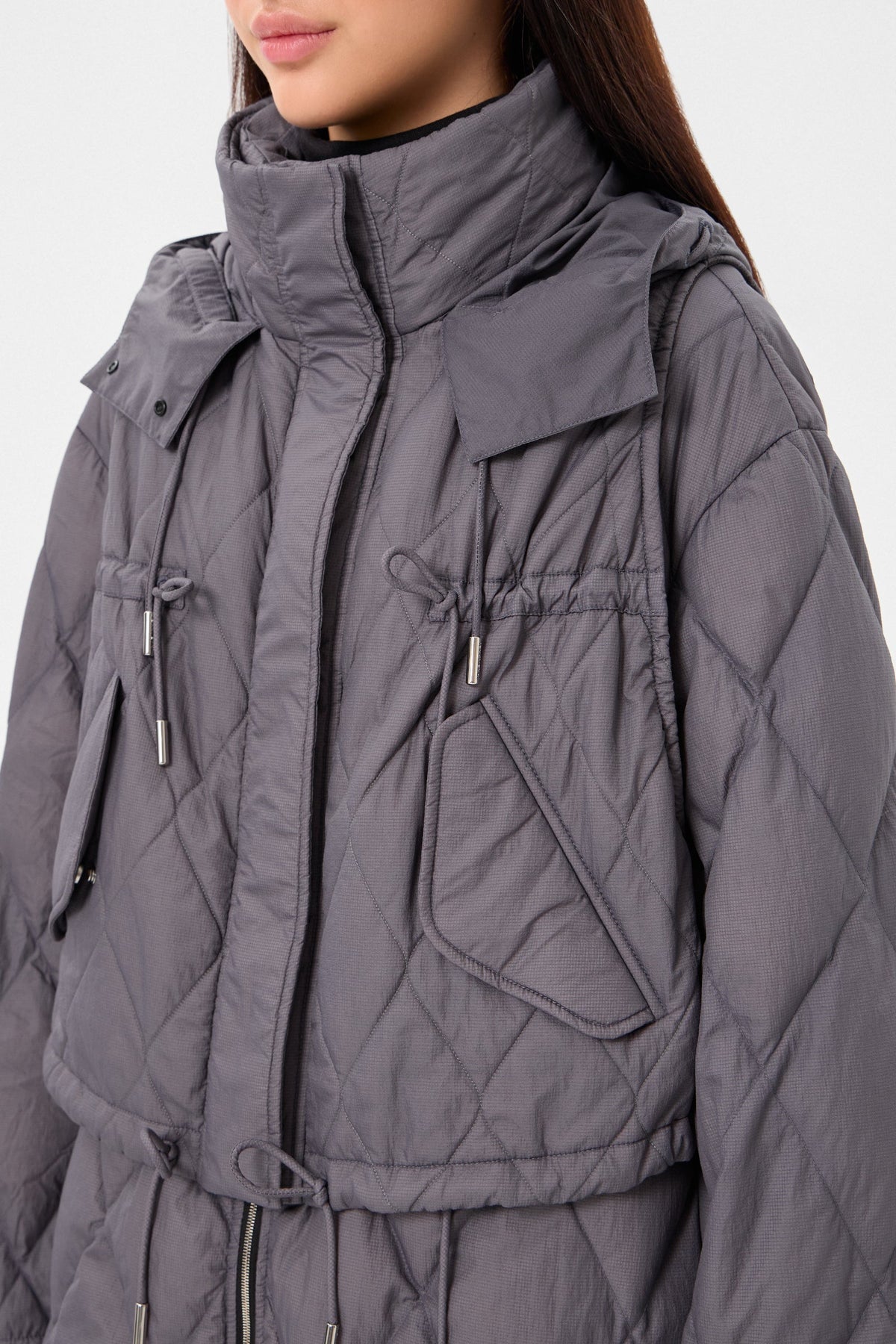 EMBER COAT KETCHUP GREY - IENKI IENKI