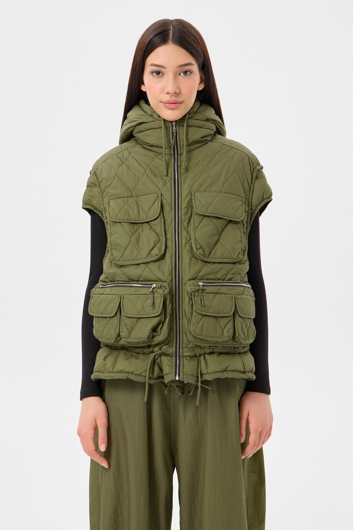 EMBER VEST KETCHUP KHAKI - IENKI IENKI