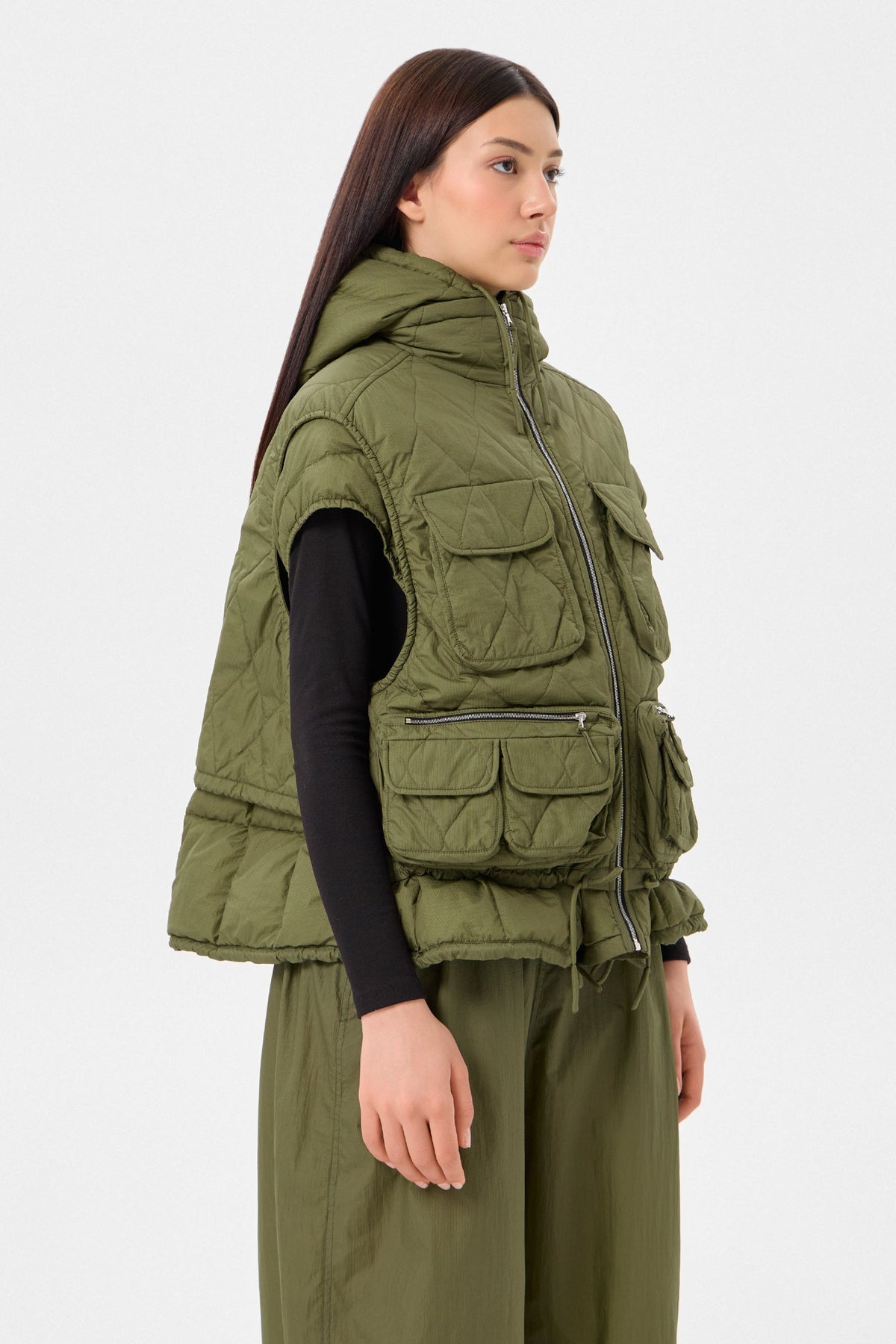 EMBER VEST KETCHUP KHAKI - IENKI IENKI