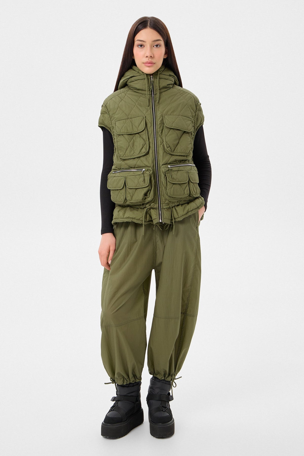 EMBER VEST KETCHUP KHAKI - IENKI IENKI