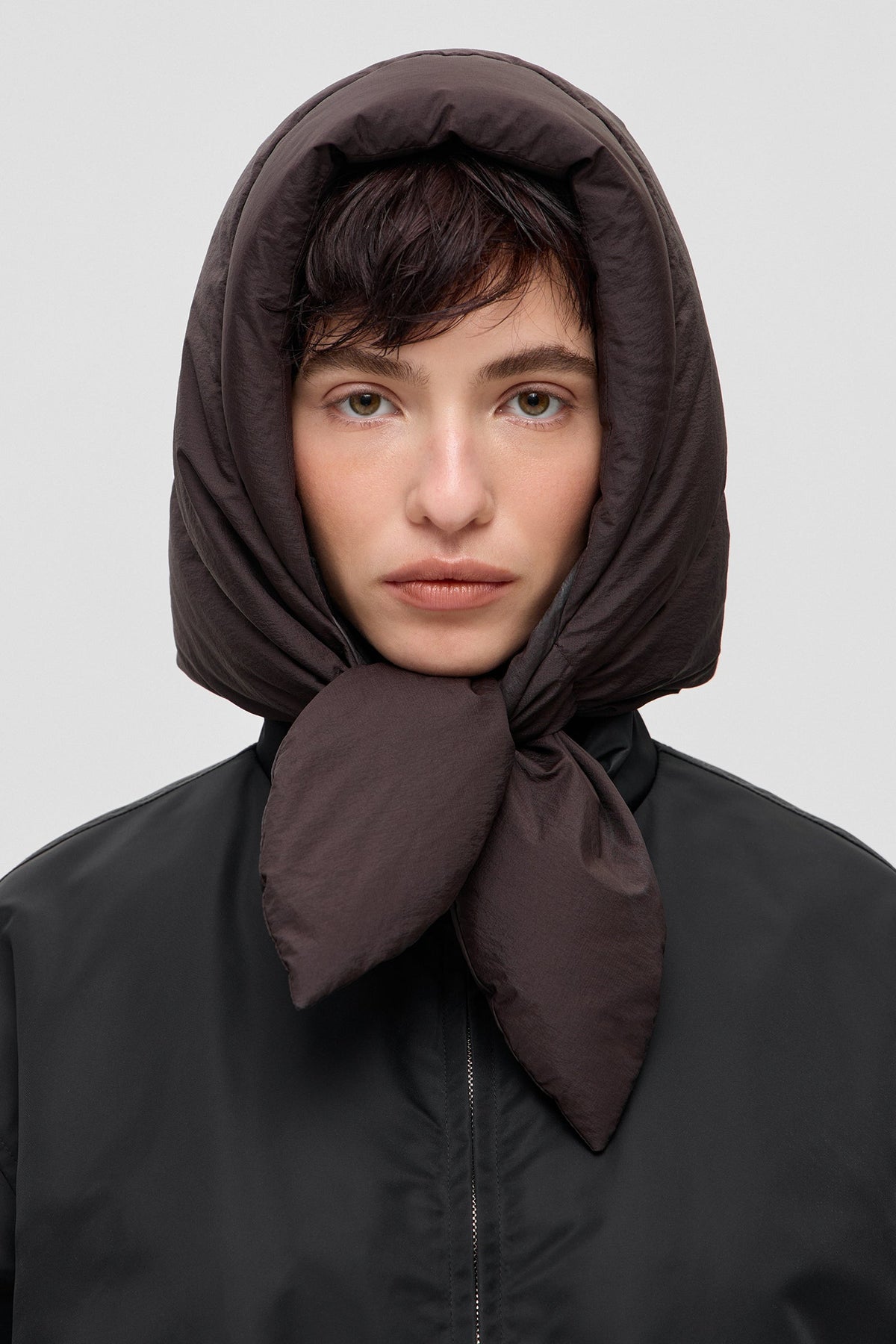 HUSTKA HOOD MICRO BROWN - IENKI IENKI