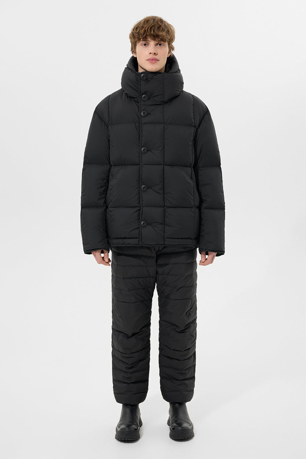 Carter Jacket Man Micro Black