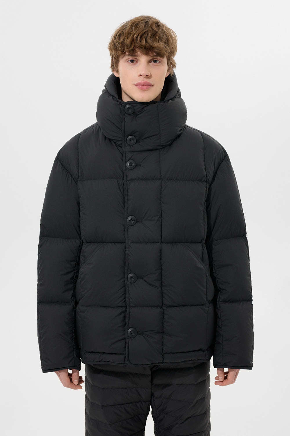 Carter Jacket Man Micro Black