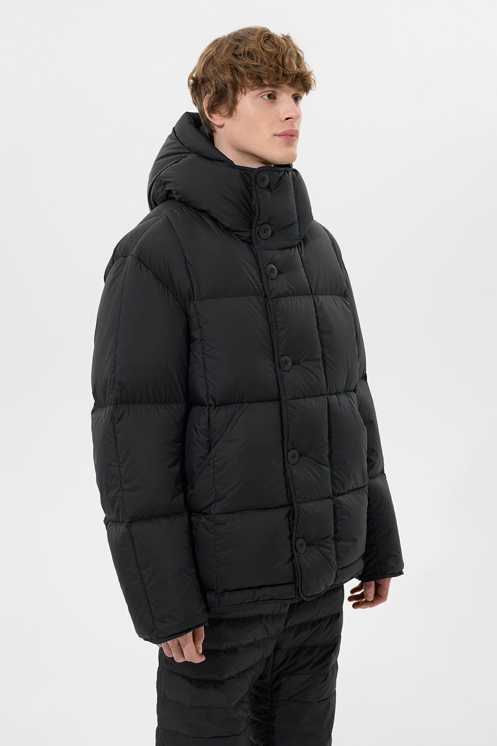 Carter Jacket Man Micro Black