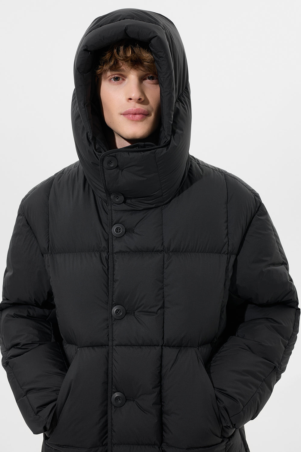 Carter Jacket Man Micro Black