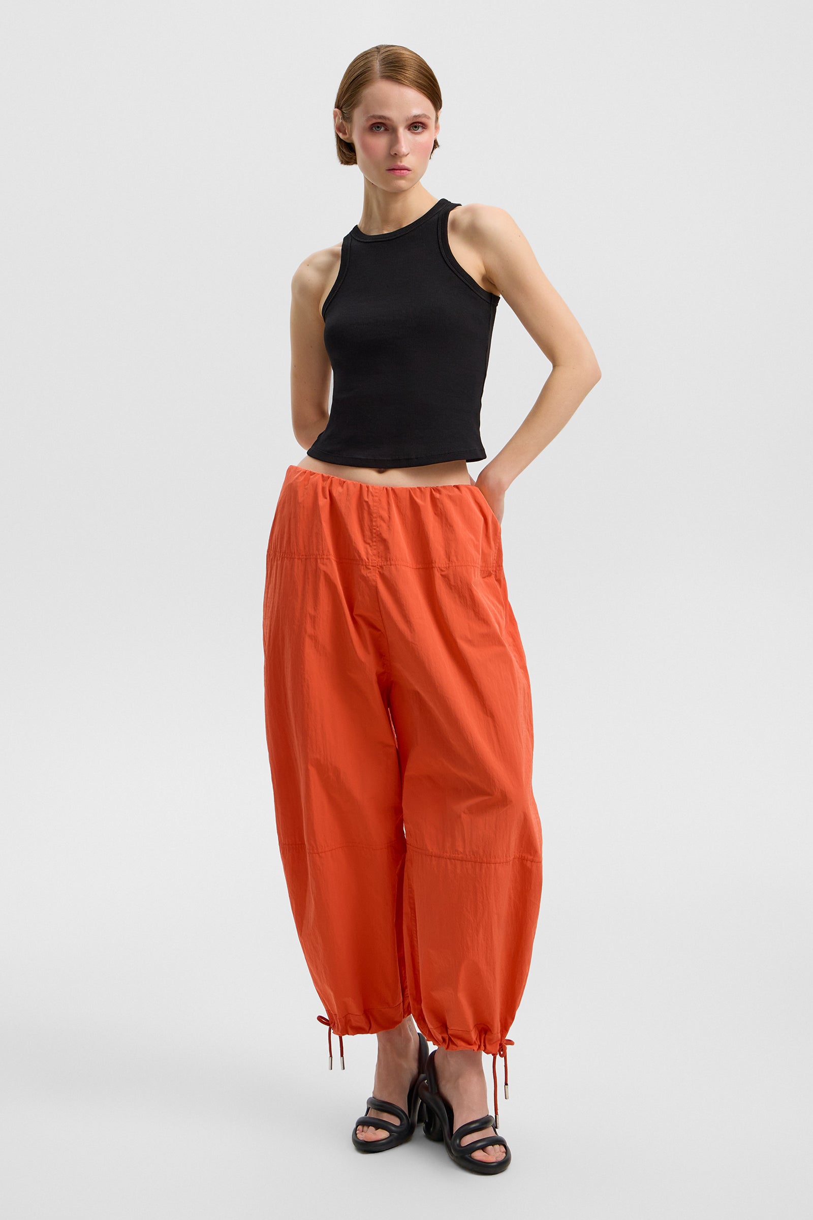 Light Balloon Pants Scooter Orange