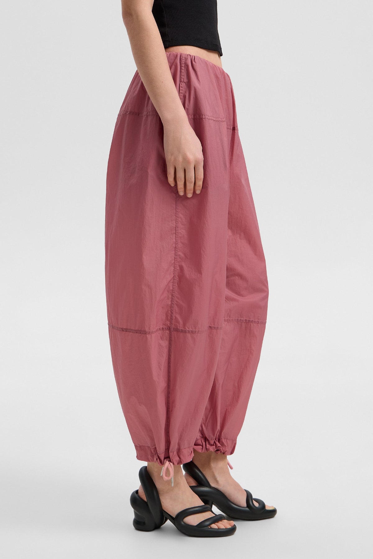 LIGHT BALLON PANTS MICRO ROSE - IENKI IENKI