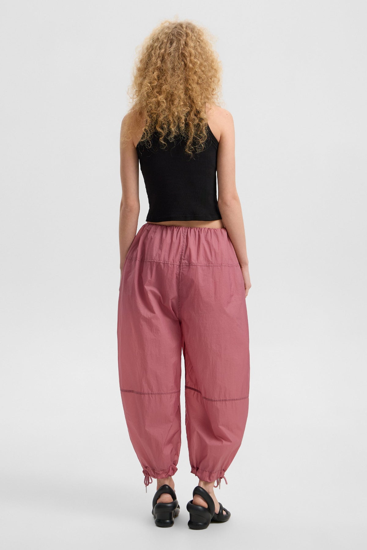 LIGHT BALLON PANTS MICRO ROSE - IENKI IENKI