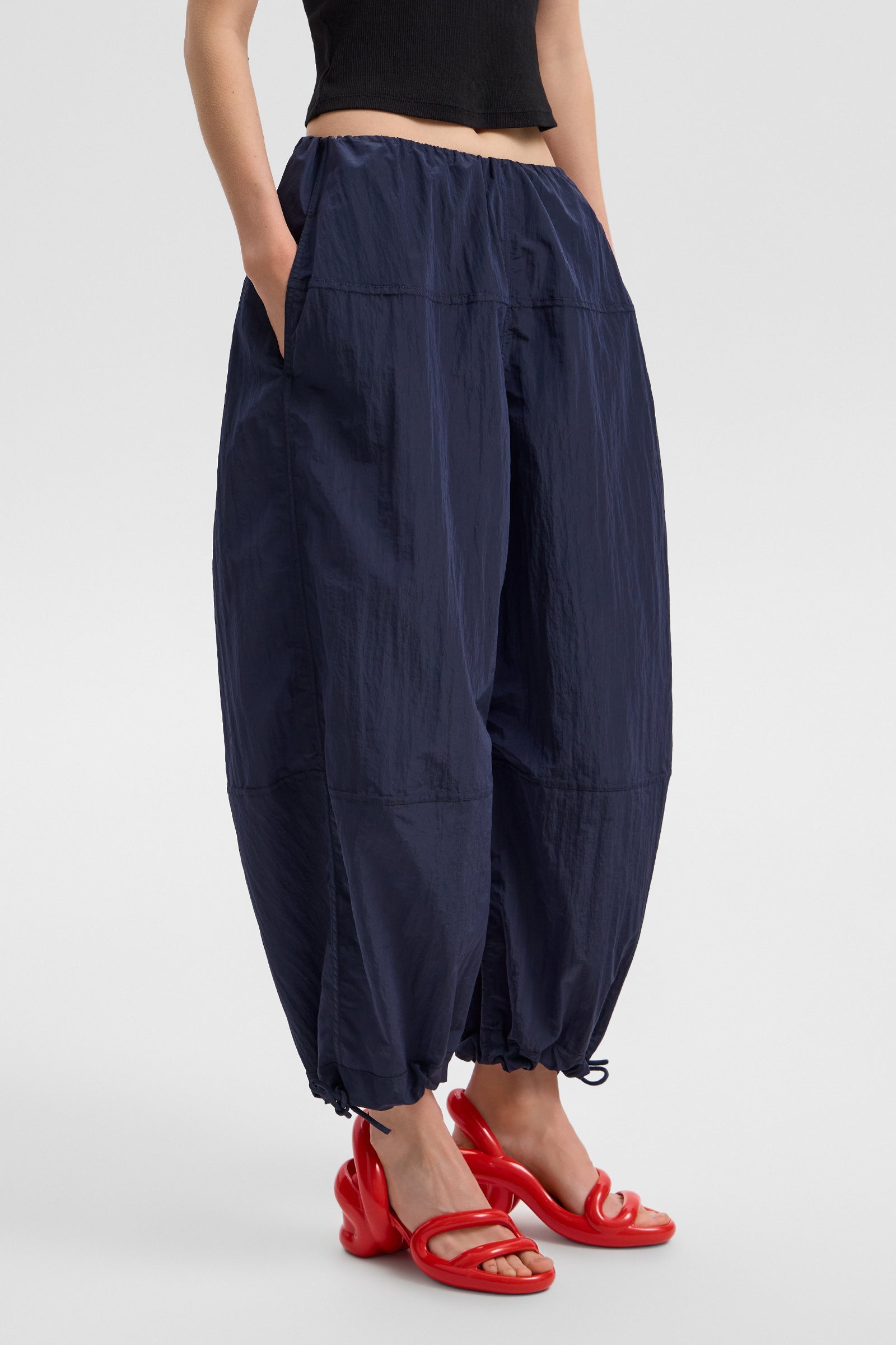 LIGHT BALLON PANTS MIRA NAVY - IENKI IENKI
