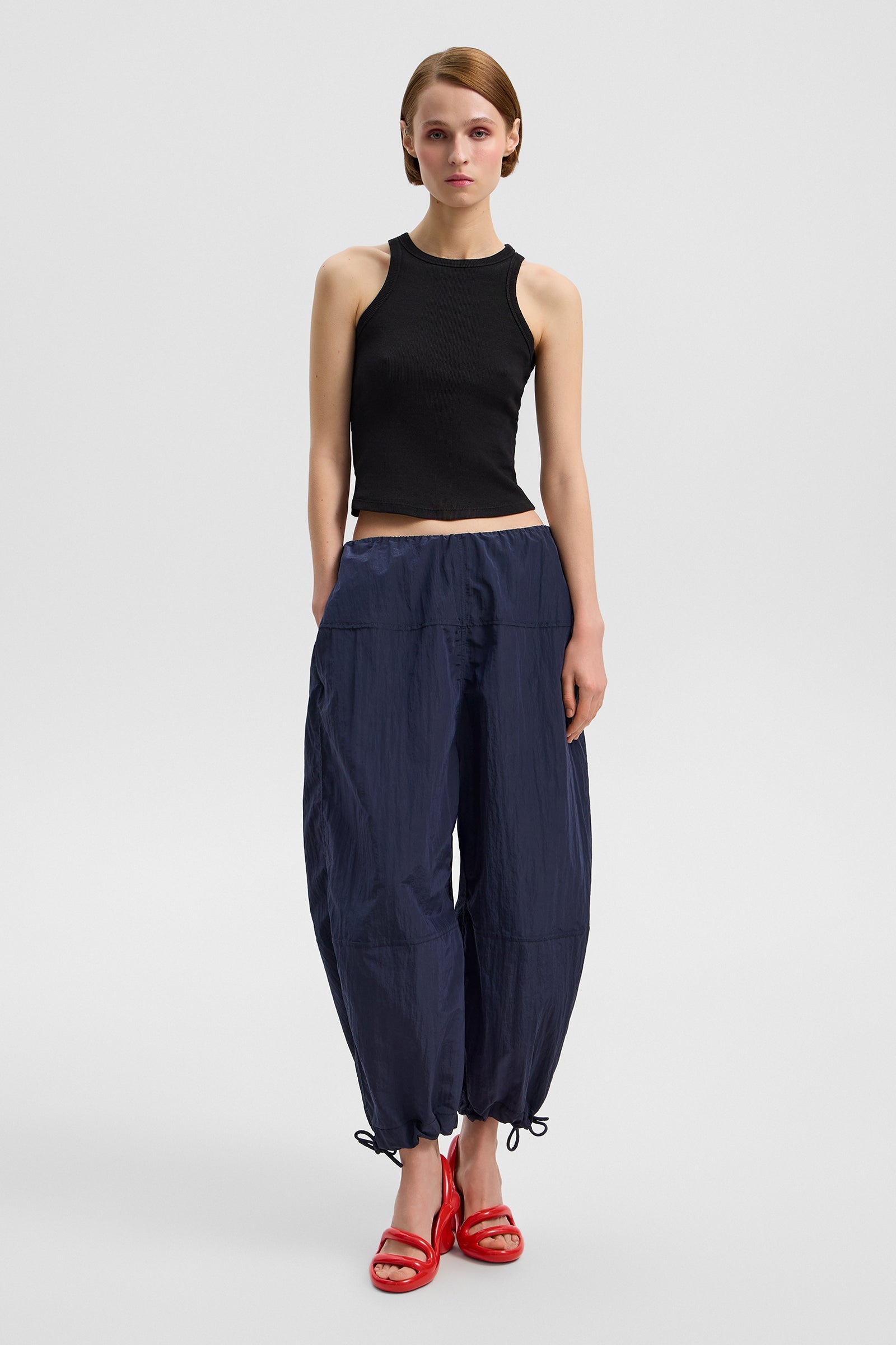 LIGHT BALLON PANTS MIRA NAVY - IENKI IENKI