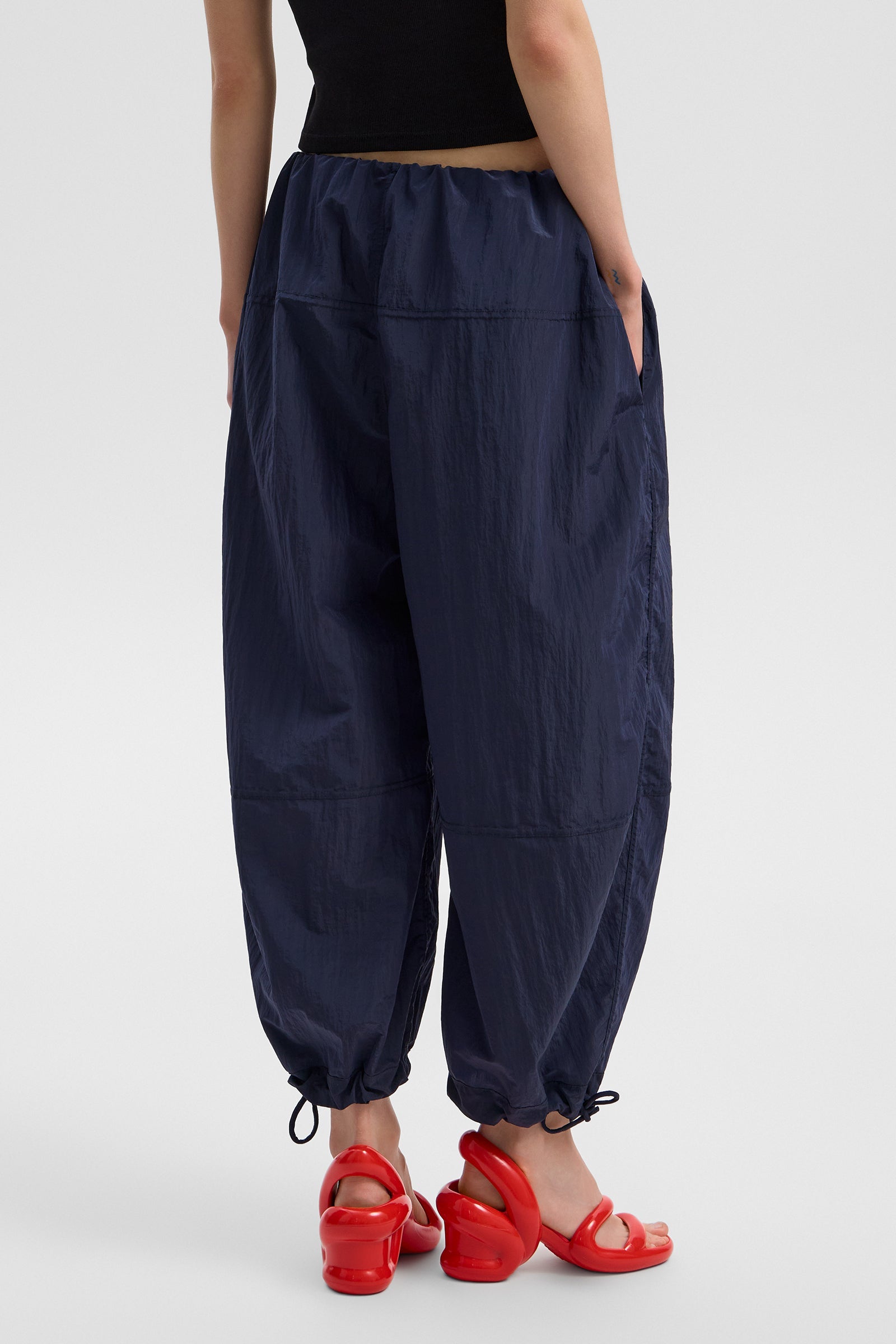 LIGHT BALLON PANTS MIRA NAVY - IENKI IENKI