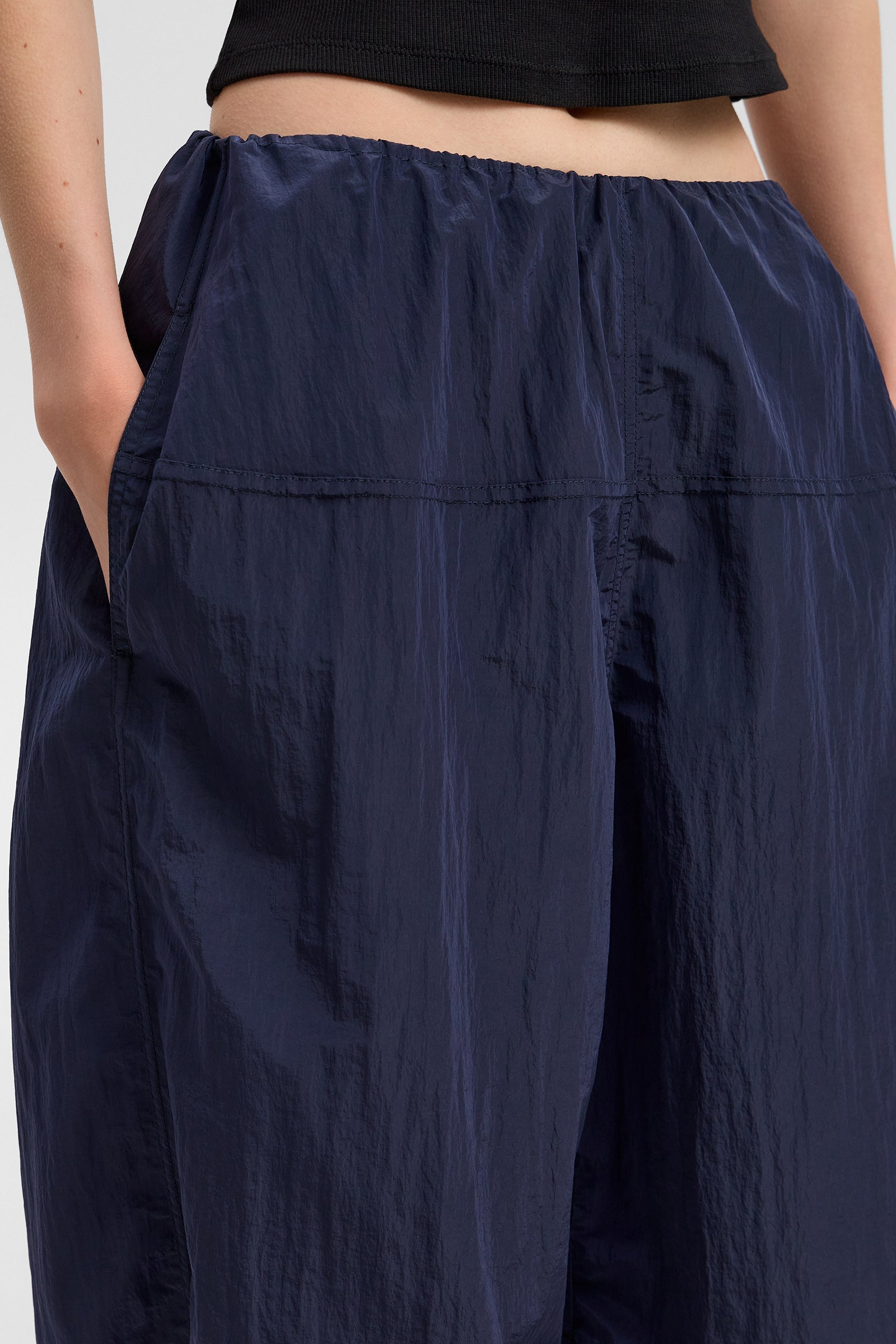 LIGHT BALLON PANTS MIRA NAVY - IENKI IENKI