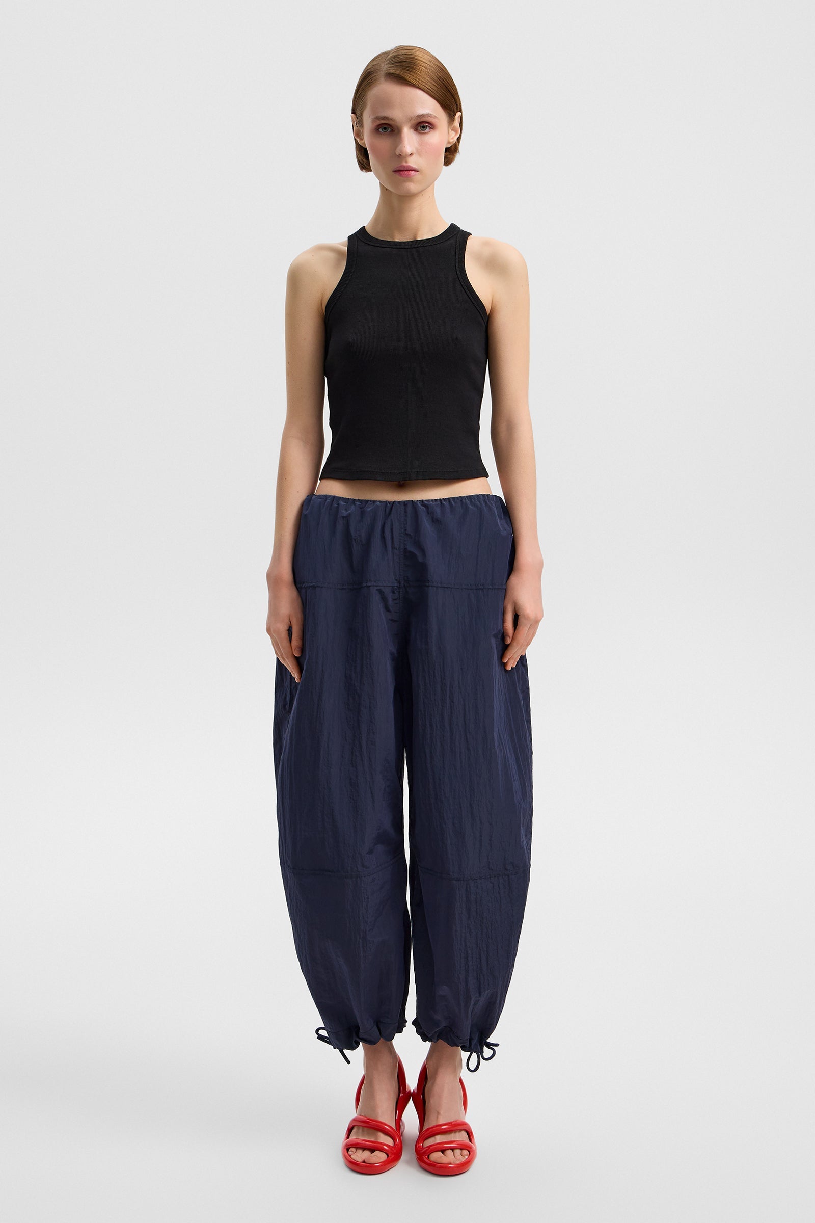 LIGHT BALLON PANTS MIRA NAVY - IENKI IENKI