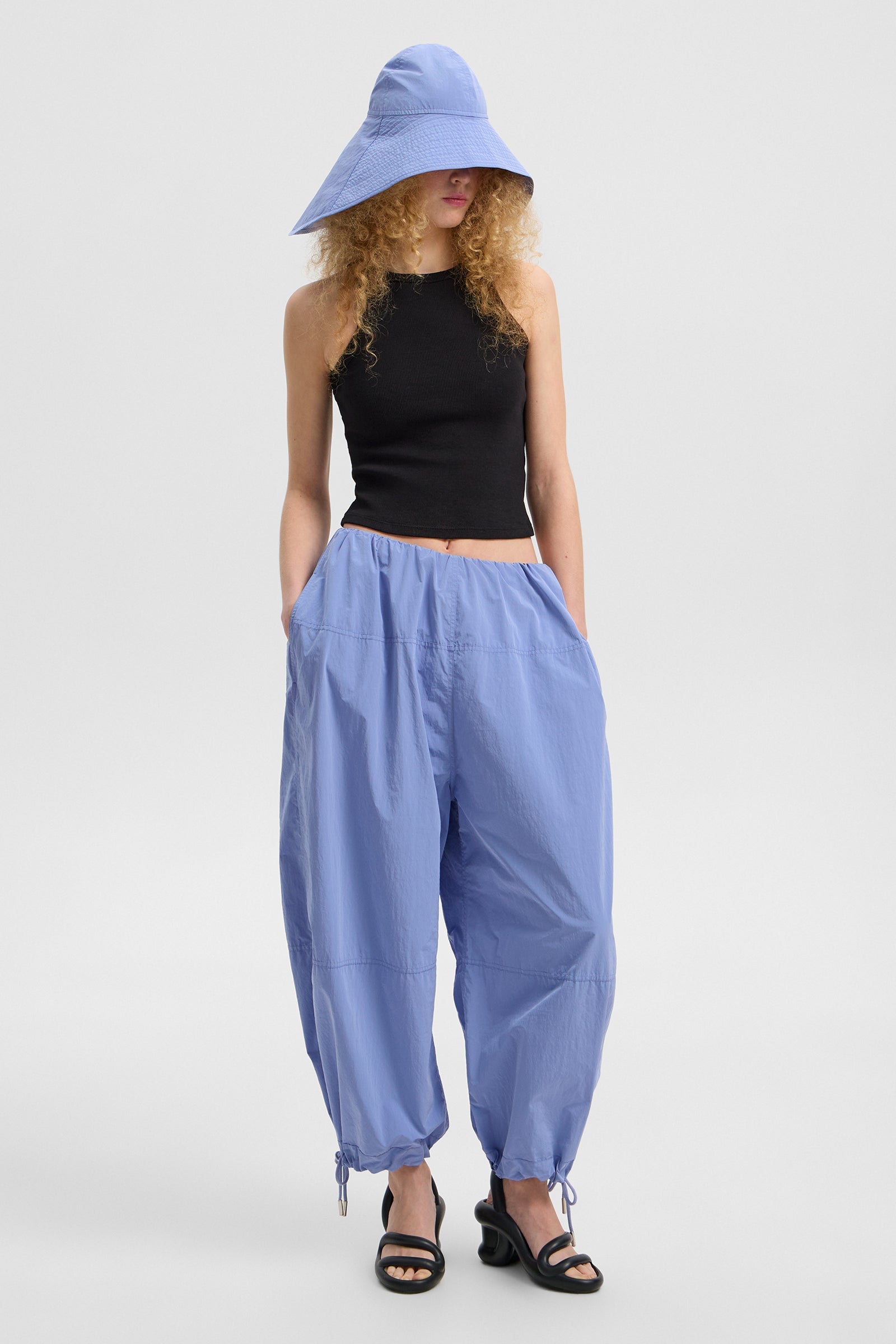 LIGHT BALLON PANTS SCOOTER BLUE - IENKI IENKI