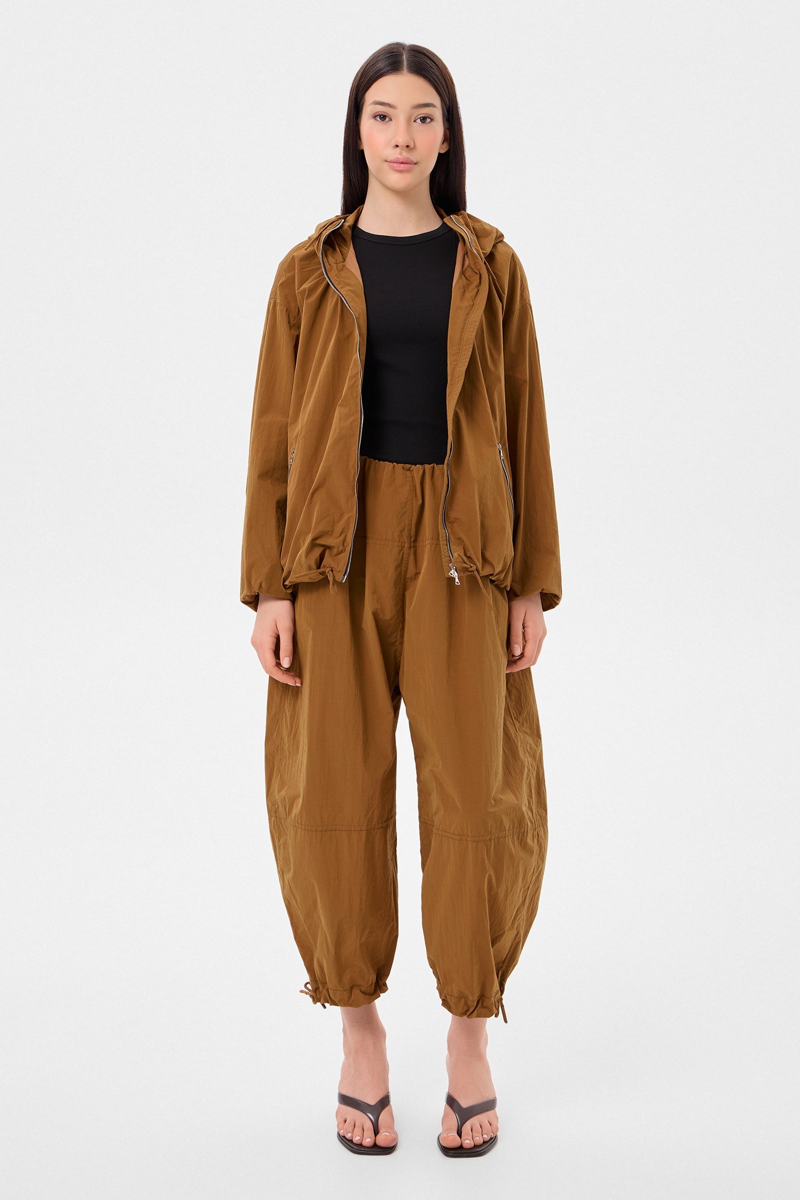 Light Balloon Pants Scooter Caramel - IENKI IENKI