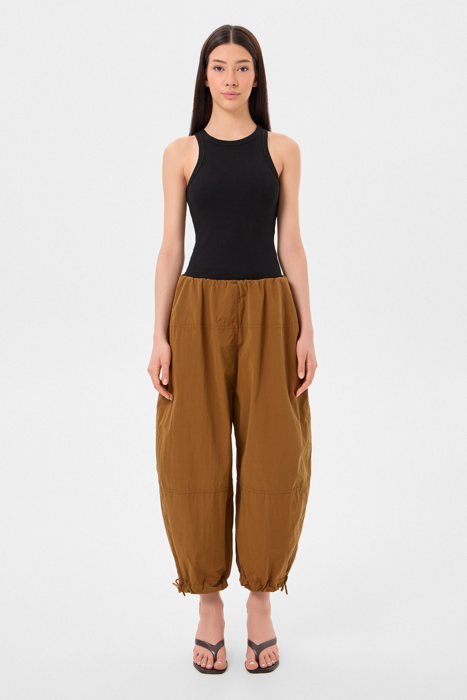 Light Balloon Pants Scooter Caramel - IENKI IENKI