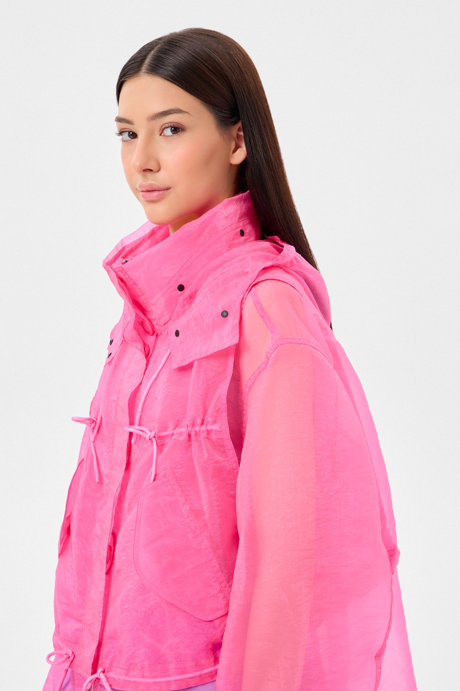 Light Ember Coat Neon Pink - IENKI IENKI