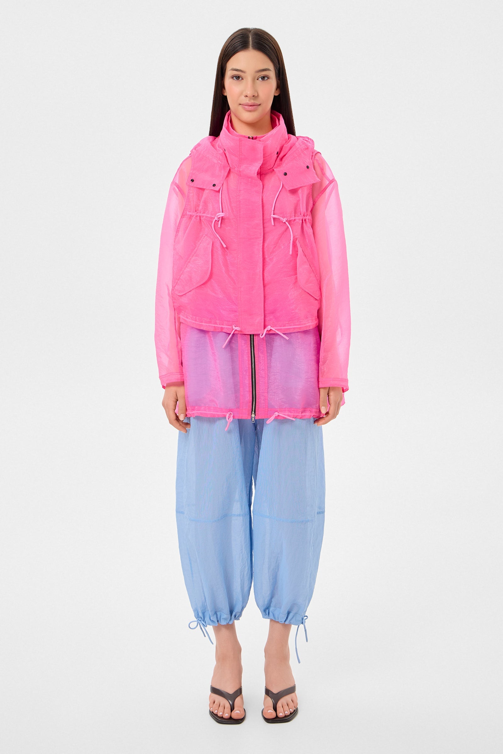Light Ember Coat Neon Pink - IENKI IENKI