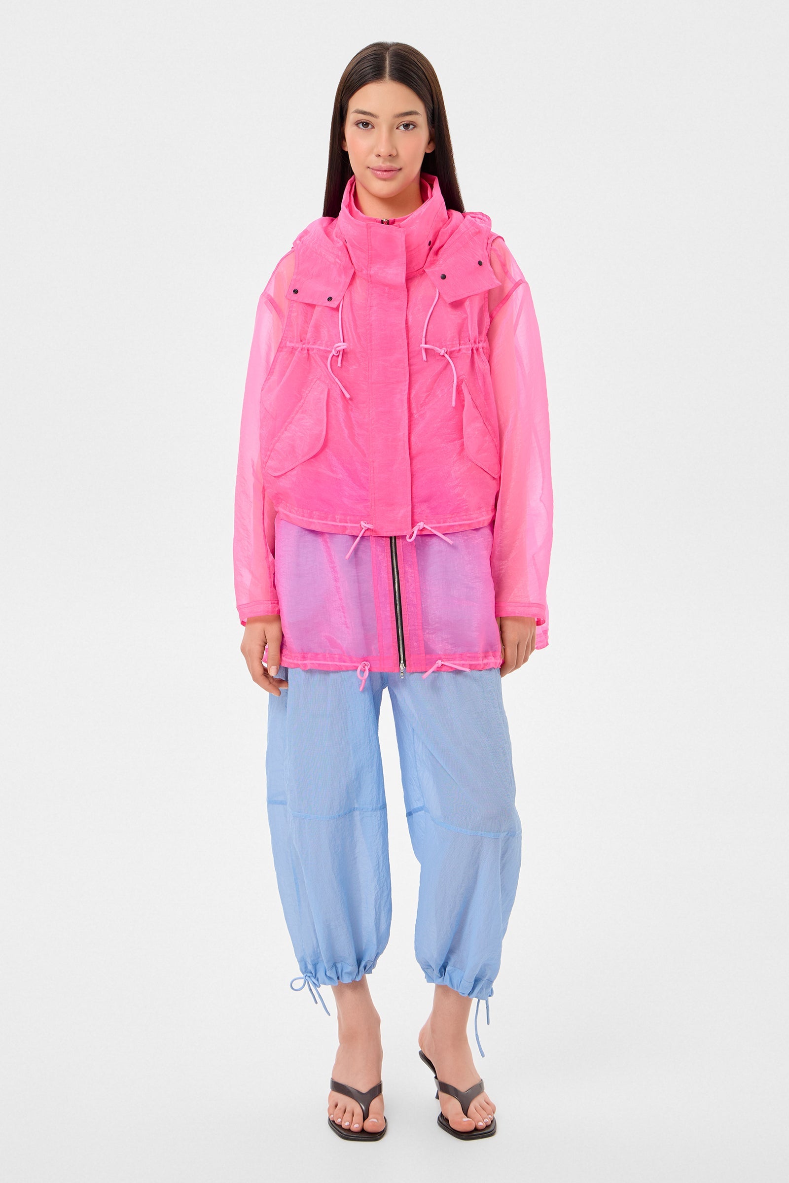 Light Ember Coat Neon Pink - IENKI IENKI