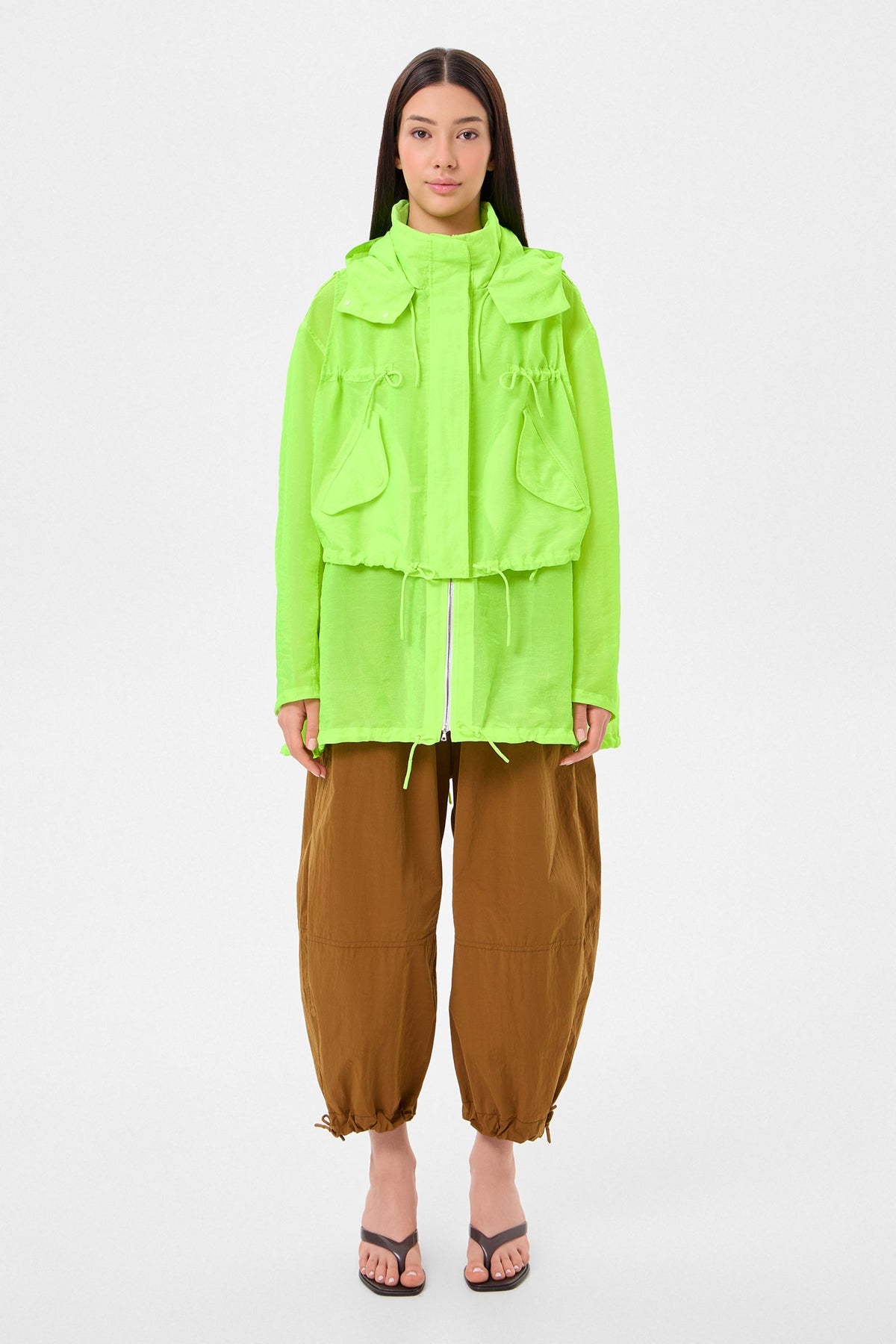 Light Ember Coat Neon Yellow - IENKI IENKI