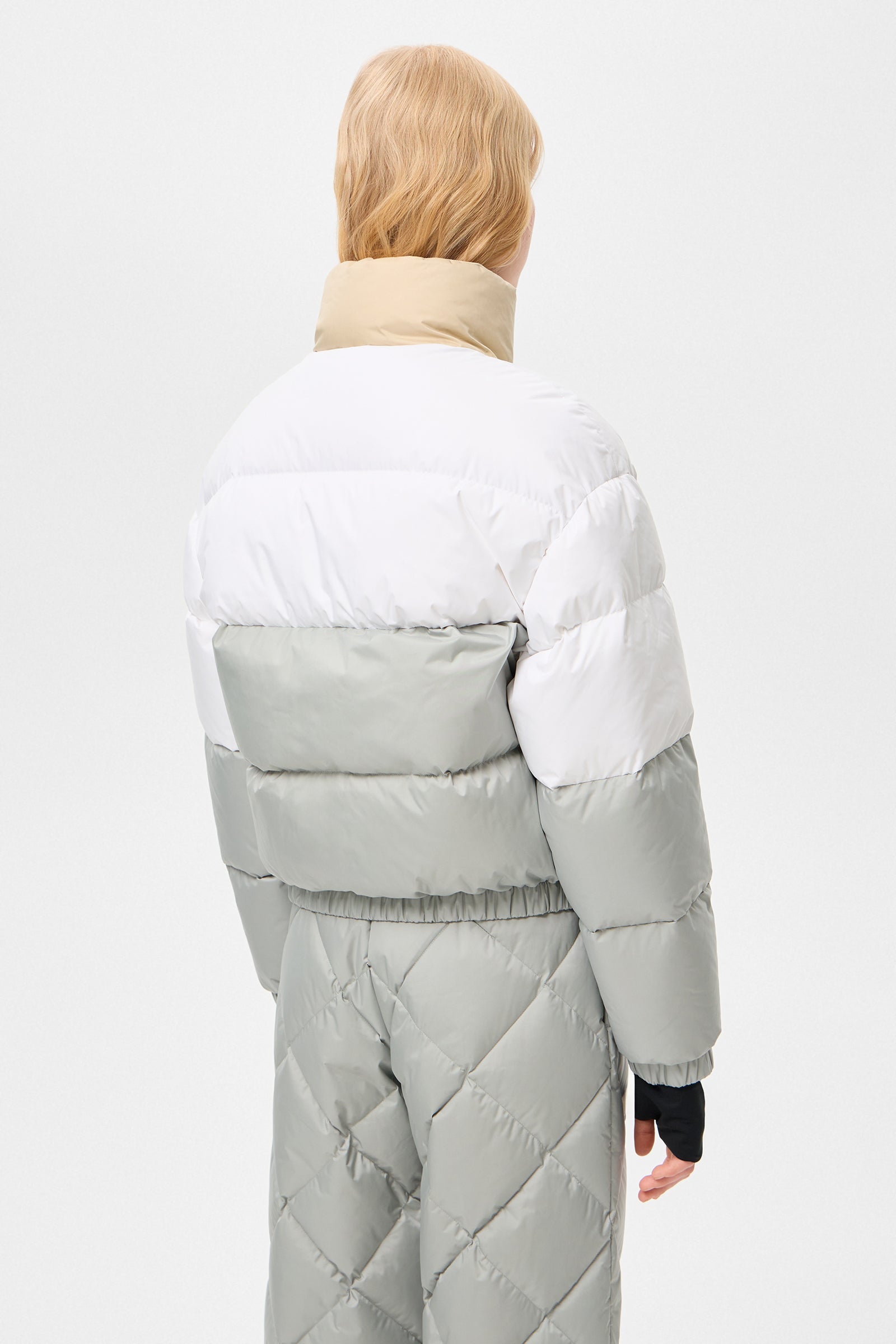 MULTI APRES SKI COOL JACKET TEC BEIGE + WHITE+ GREY - IENKI IENKI