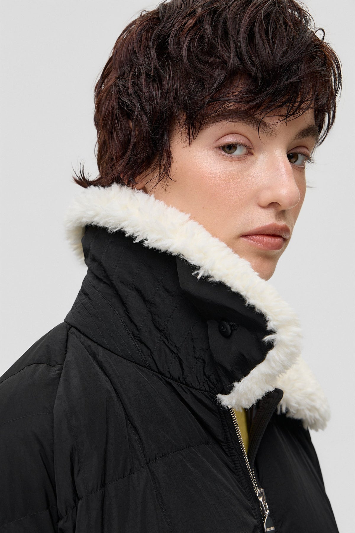 SHEARLING PYRAMIDE ENNIO BLACK - IENKI IENKI