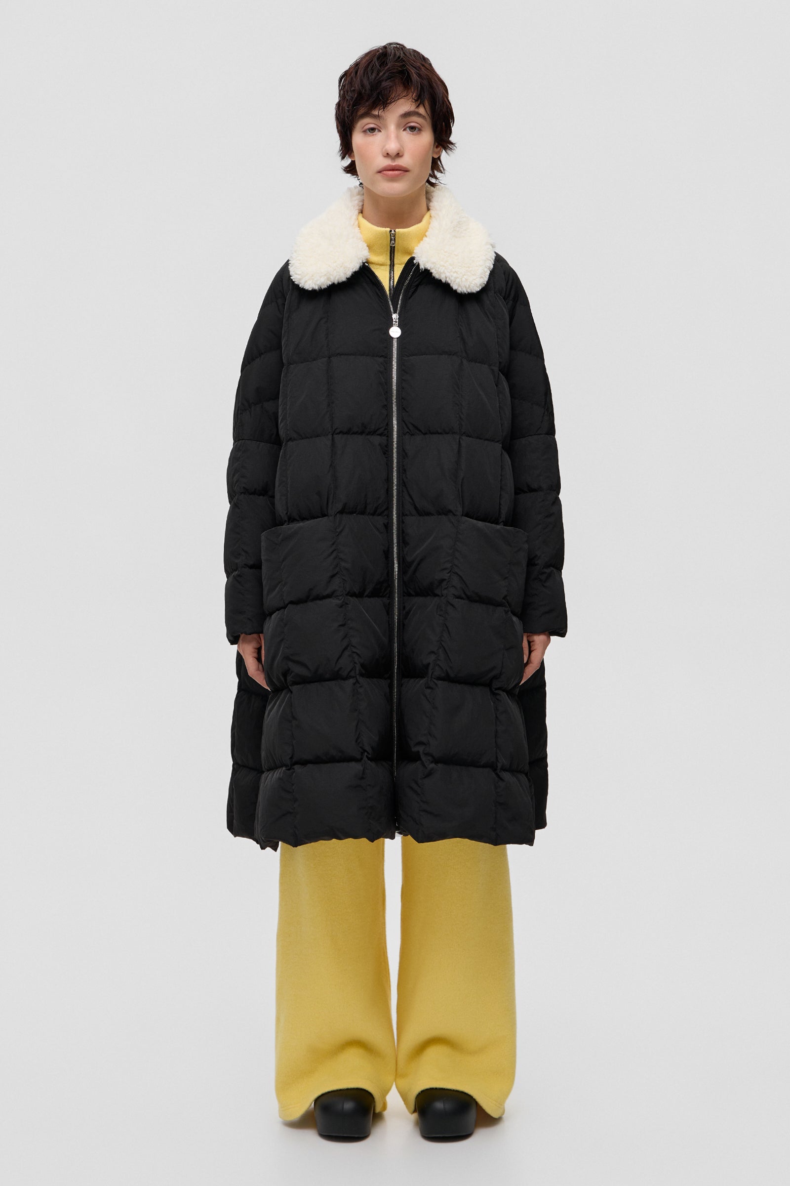 SHEARLING PYRAMIDE ENNIO BLACK - IENKI IENKI