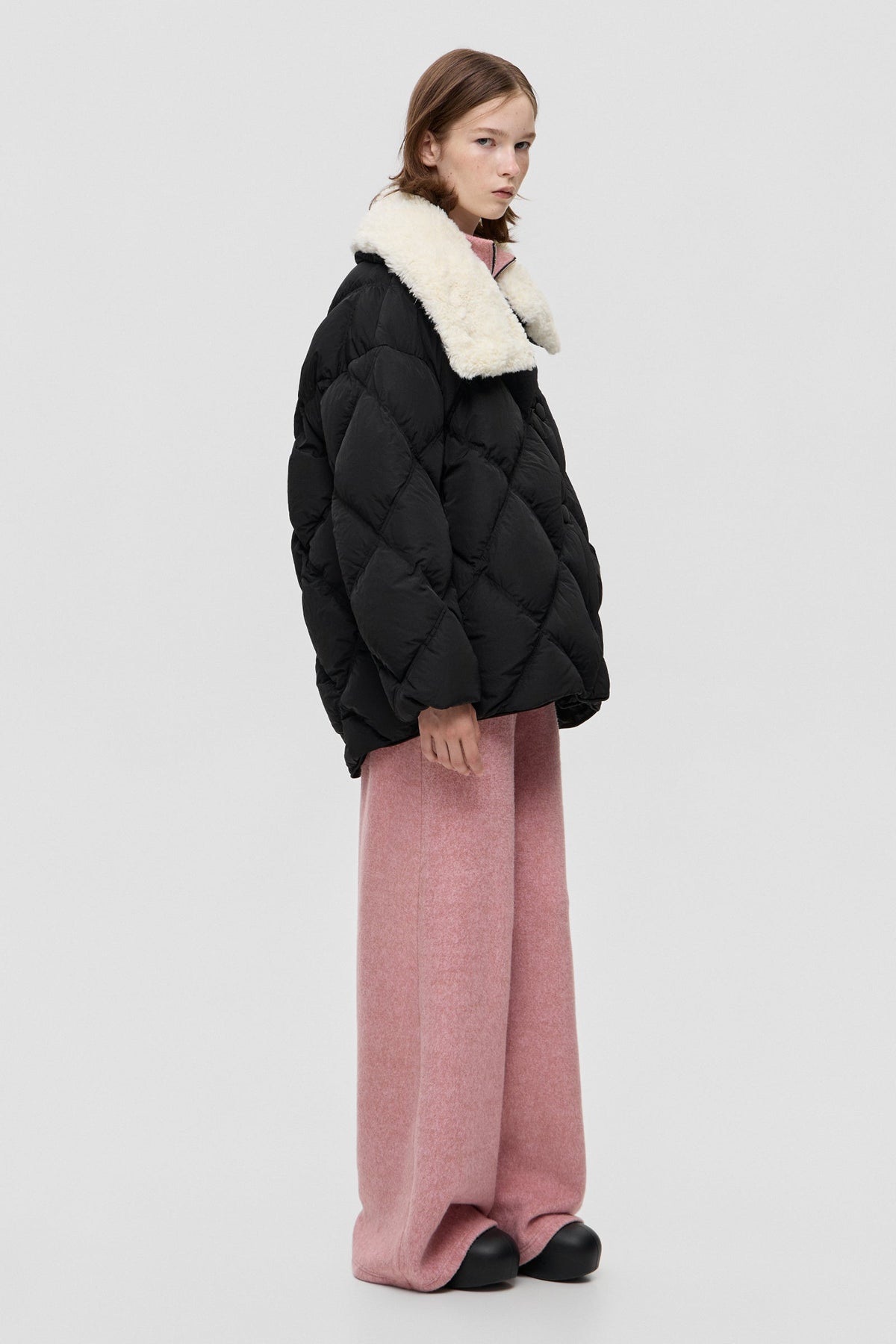 SHEARLING QUEEN ENNIO BLACK - IENKI IENKI