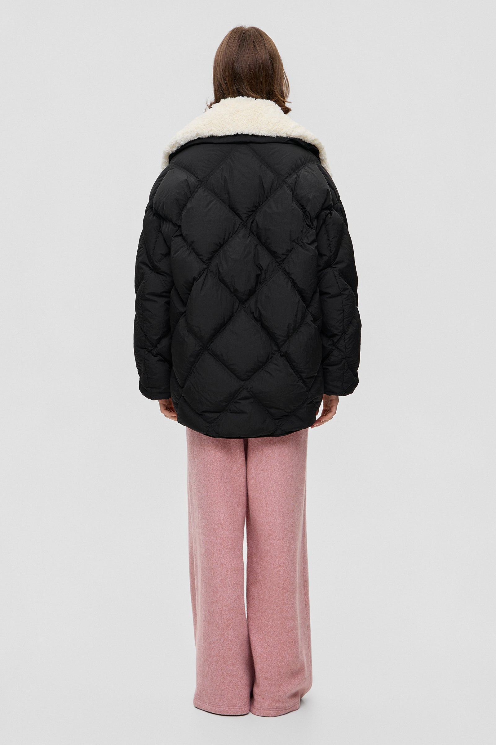SHEARLING QUEEN ENNIO BLACK - IENKI IENKI