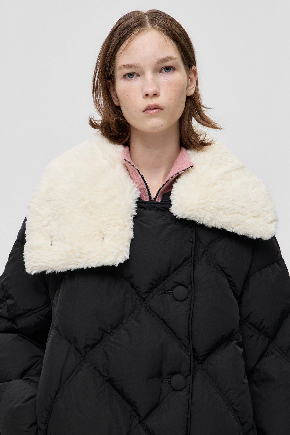 SHEARLING QUEEN ENNIO BLACK - IENKI IENKI