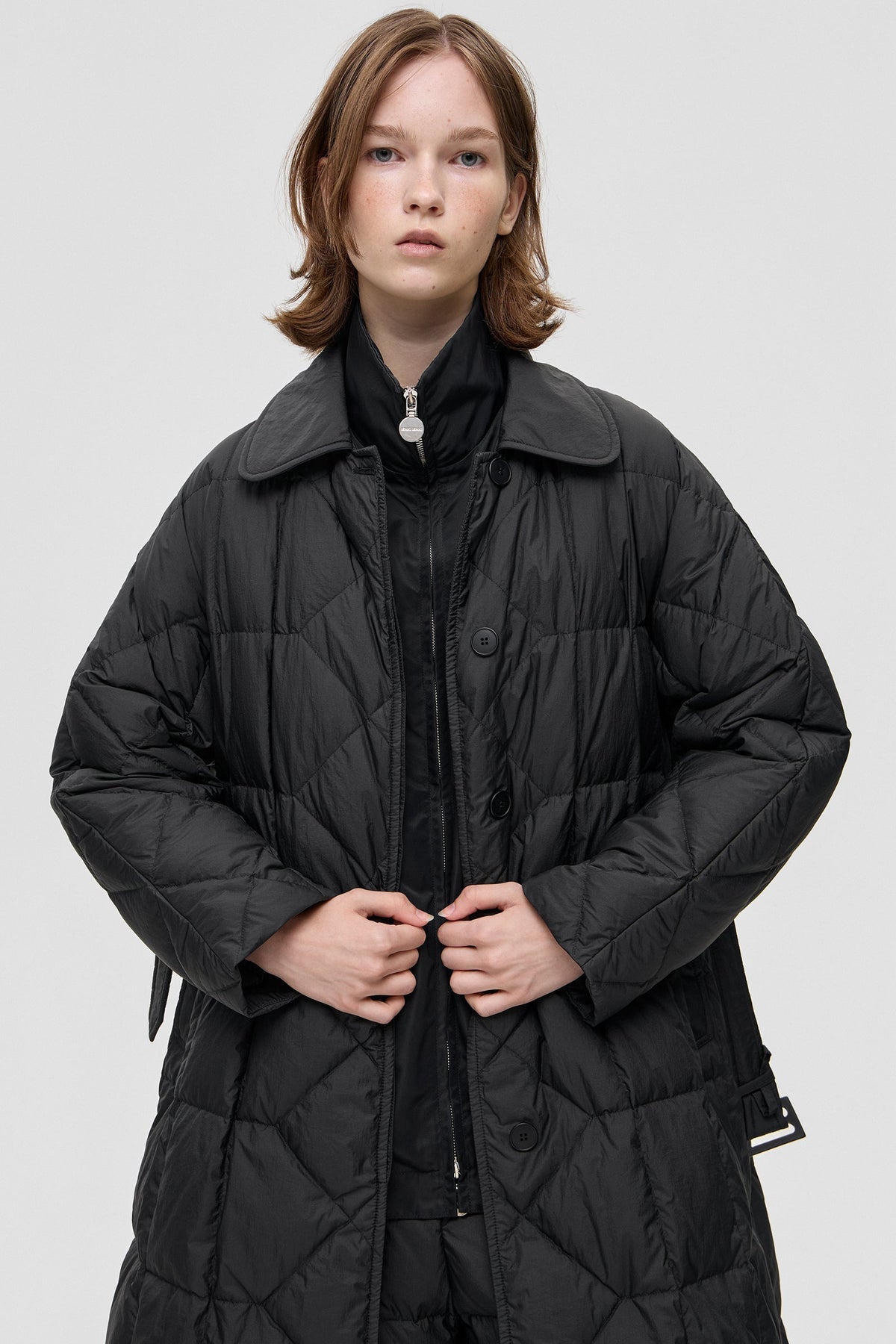WINTER COAT MICRO BLACK - IENKI IENKI