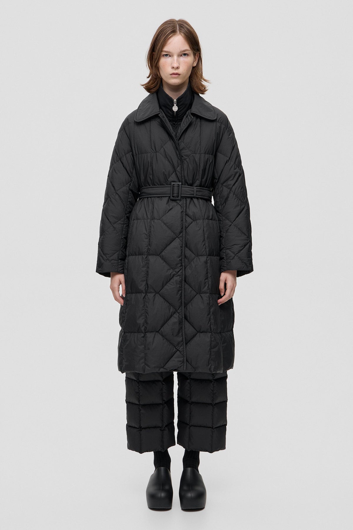 WINTER COAT MICRO BLACK - IENKI IENKI