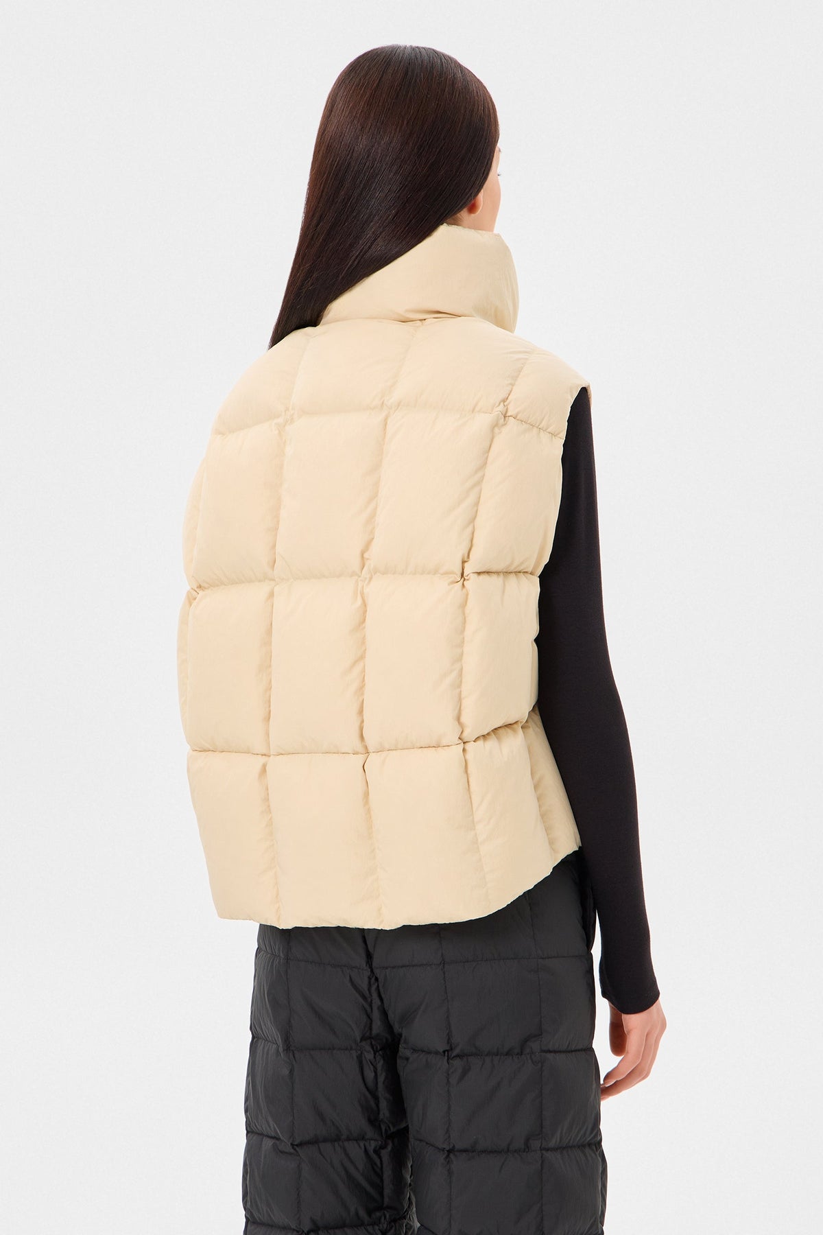 ZIP VEST ENNIO BEIGE - IENKI IENKI