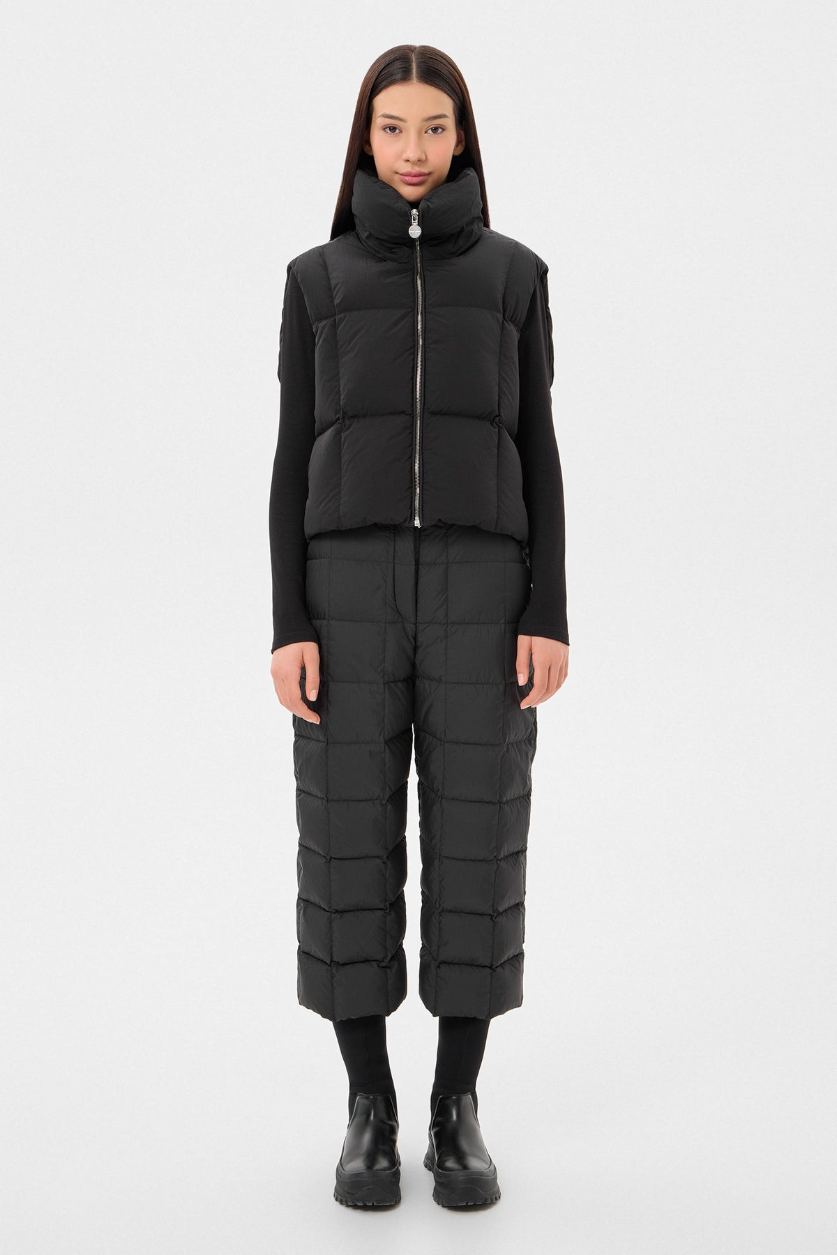 ZIP VEST ENNIO BLACK - IENKI IENKI