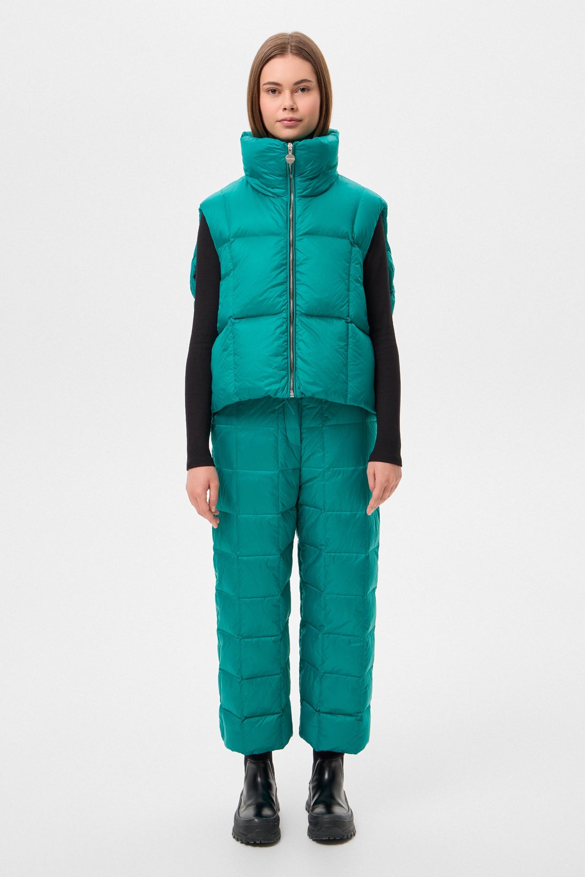 ZIP VEST LEON GREEN - IENKI IENKI