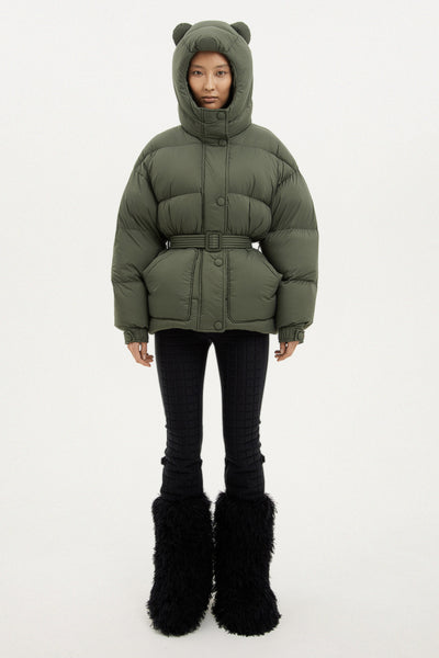 IENKI IENKI｜DOWN JACKETS (PYRAMIDE-LEON KHAKI) Pyramide Soft Khaki